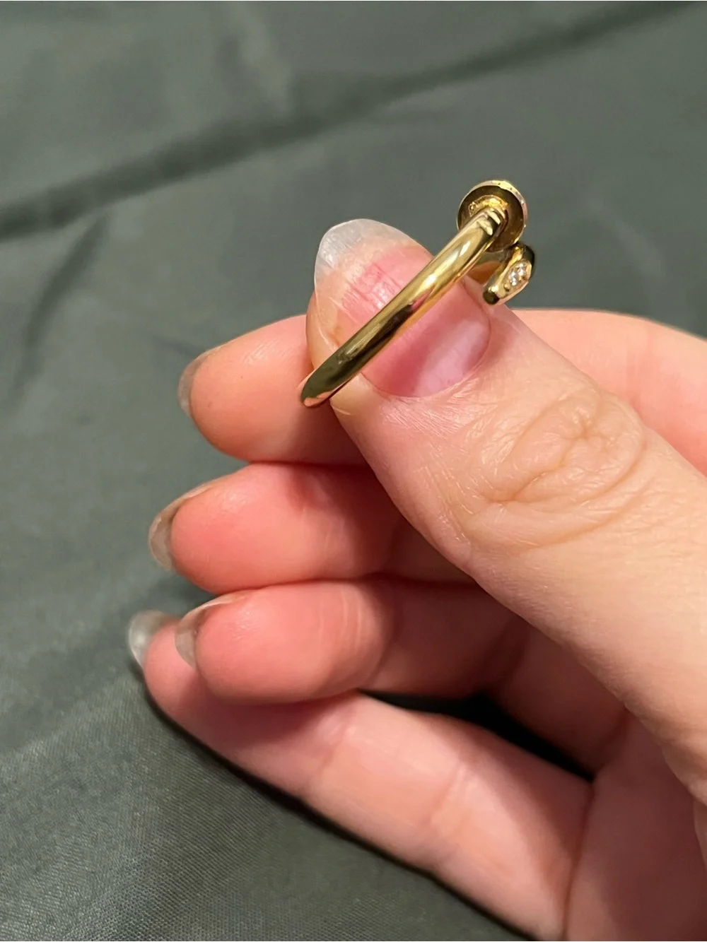 Gold-Tone Knot Ring - Women's Fashion Band